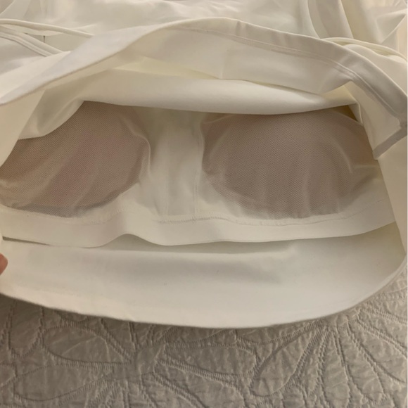 Halara NWOT Large Softlyzero Plush Round Neck, Cut Out Mesh Cropped Sports Top - Picture 5 of 5